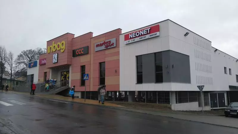 zabudowa usługowa galeria handlowa lubań